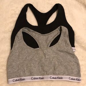Calvin Klein Cotton Sports Bra x2